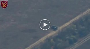 РСЗВ HIMARS знищує російську РСЗВ БМ-21 «Град» у Запорізькій області