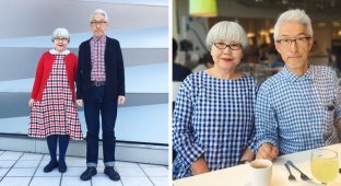 Эта пара жената уже 37 лет и всегда одевается в одном стиле (23 фото)