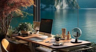 The neural network has created the perfect workplace (10 photos)