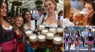 Самый большой фестиваль пива «Октоберфест-2019» стартовал в Мюнхене (23 фото)