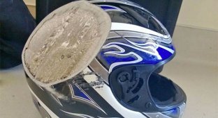 Crash victims share photos of helmets that saved their lives (15 photos)