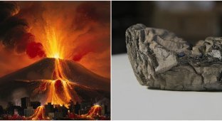 Artificial intelligence was used to decipher manuscripts lost due to the eruption of Vesuvius (4 photos + 1 video)
