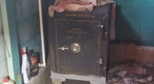 Находка внутри старого сейфа (12 фото)