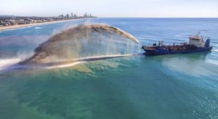 Як створюють штучні острови (6 фото + 1 відео)