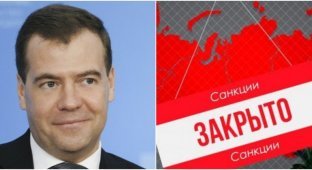 "Не вопрос жизни и смерти": Медведев не увидел ничего страшного в санкциях (2 фото)