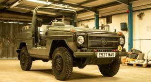 Бывший военный Mercedes G-Wagen сингапурской армии (12 фото)
