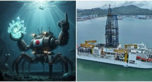 Япония решила добыть из-под воды то, что Китай не дает на суше (2 фото + 1 видео)
