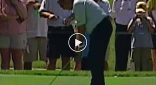 Magnet or a breeze: an unexpected situation in golf
