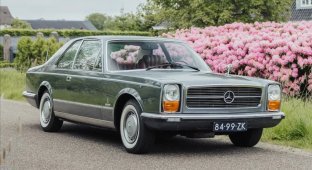 Unique coupe Mercedes-Benz 300 SEL put up for auction (7 photos)