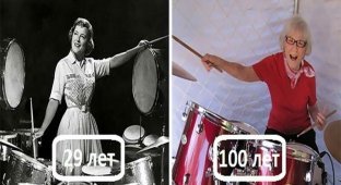 Эта женщина начала играть на барабанах ещё в 1920-х годах, и этим она занимается до сих пор, даже в свои 106 лет (14 фото + 1 видео)