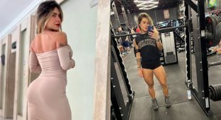 Did not take out: the guy left the model, which used a sex diet to pump up the buttocks (3 photos)