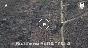 MTR fighters adjusted HIMARS fire on the enemy crew of the ZALA BpAK