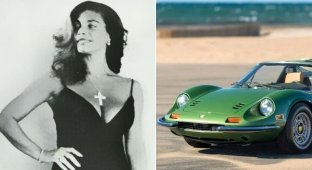 Ferrari 246 Dino GTS 1974, owned by a socialite who was later buried in another Ferrari (16 photos)