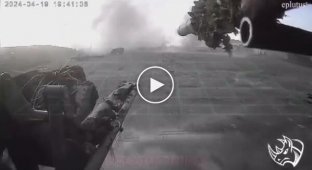 Ukrainian defenders destroyed an enemy tank