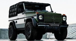 Mercedes Benz and the fashion house Moncler with designer Nigo revived the G-Class of the 1990s (6 photos)