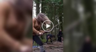 Rage rituals: in the US, girls pay for screaming in the forest, people