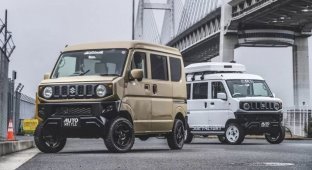 «Пересадка лица»: японцы научились стилизовать фургончики Suzuki Every под новый Jimny (16 фото + 1 видео)