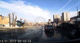 Столкновение с пожарной машиной в Первоуральске