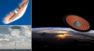 NASA launches an airbag into space (7 photos + 1 video)