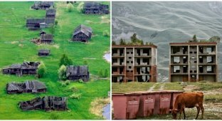Вымирающие города России: как живут люди в поселке-призраке Северной Осетии (12 фото)
