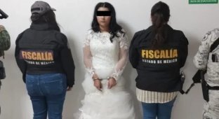 В Мексике женщину арестовали на собственной свадьбе (3 фото)