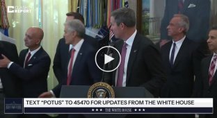 Мужчина внезапно потерял сознание на встрече с Трампом в Белом доме