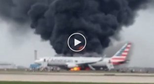 Возгорание самолета компании Fedex