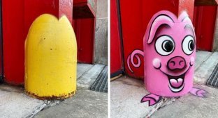 Крутые граффити, которые превращают унылые уголки города в красочные арт-объекты (16 фото)