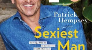 People magazine named 57-year-old actor Patrick Dempsey the sexiest man in the world (4 photos + video)