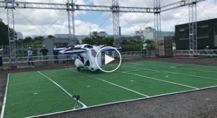 В Японии провели испытания летающего автомобиля от компании NEC