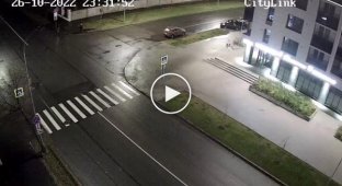 In the center of Petrozavodsk, a motorist knocked down a pedestrian on a zebra