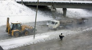 Зимние потопы в Екатеринбурге (25 фото)