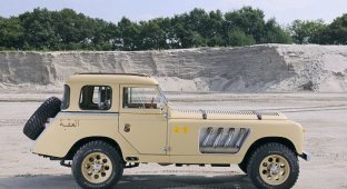 Единственный в мире Bell Aurens Longnose — Самый необычный Land Rover (11 фото + 1 видео)