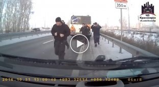 Страшная авария на трассе Красноярск-Железногорск
