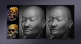In Brazil, the face of Zuzu, a man who lived 9.6 thousand years ago, was restored (2 photos + 1 video)