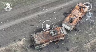 The bodies of the occupiers lie near broken Russian equipment in the Avdeevsky direction