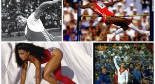 Непревзойденные спортивные достижения прошлого столетия (12 фото + 1 видео)
