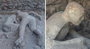 Frozen in time: researchers have established how the inhabitants of Pompeii actually died (3 photos)