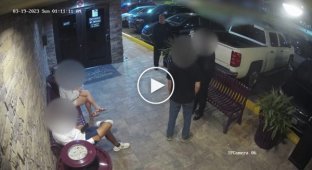 The guard detained a man who decided to shoot at a club