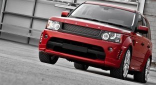 В ателье Project Kahn представили красный Range Rover (9 фото)
