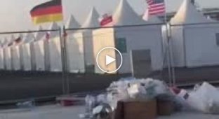 What does the World Cup fan camp look like in Qatar?