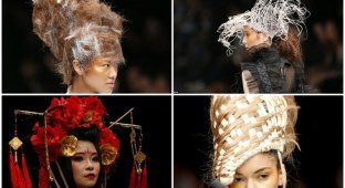 Шляпы из волос и другая красота: неделя моды-2018 в Джакарте (18 фото)