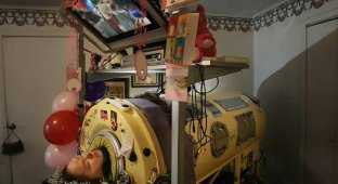 Life in a "Tank": A Woman Spent Almost 60 Years on a Ventilator (7 photos)