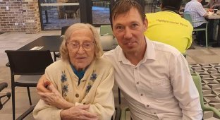 48-year-old Estonian asks for a visa in Australia to be with his 103-year-old lover (10 photos)