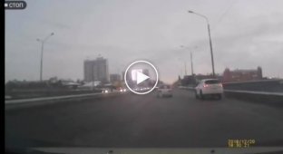 В Омске столкнулись четыре машины