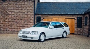 An exclusive Mercedes S-Class W140 station wagon was put up for auction (4 photos)