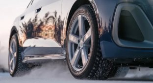 Nokian unveiled the world's first mass-produced tire with retractable studs (4 photos)