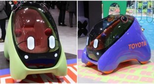 Toyota unveiled a concept autonomous electric car for children (5 photos + 1 video)