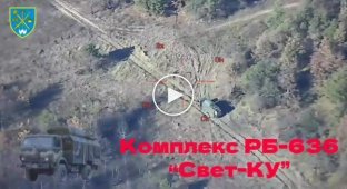 РСЗО HIMARS уничтожает российский комплекс РЭБ «Свет-КУ» в Херсонской области