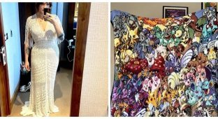 17 beautiful and creative crochet works shared by users (18 photos)
